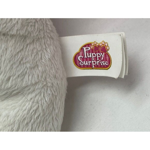 Just Play Puppy Surprise Ellie Dog Plush White Pink No babies Stuffed Animal Toy - Picture 3 of 16